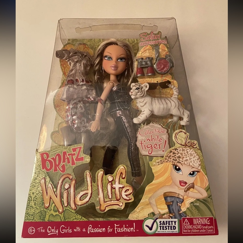 BRATZ WILD LIFE CLOE DOLL with Accessories by MGA Entertainment NRFB Sealed Pack